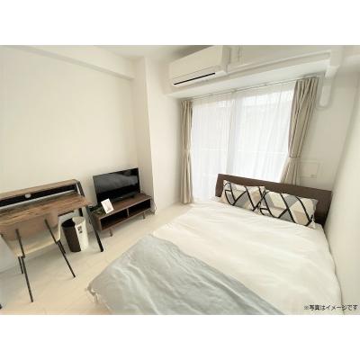 ユニオンマンスリー京急八丁畷１　203　1R・ダブル☆オートロック＆モニター付きインターフォン完備♪バストイレ別・独立洗面台・浴室乾燥機付きの物件画像