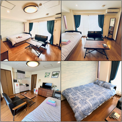 [六本木ヒルズ至近]マンスリー8B：1R、26平米(2階)の物件画像