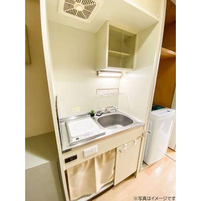 ユニオンマンスリー相模原４　404　1R・セミダブル・くつろぎstyle☆コンビニまで徒歩圏内/2人掛けソファ＆セミダブルベッドがあるお部屋の物件画像