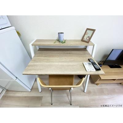 ユニオンマンスリー横浜蒔田３　402　1K・セミダブル☆パステルカラーの壁紙&優しいウッド・ホワイトの家具の物件画像