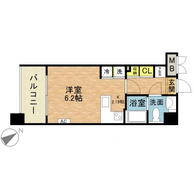 さくらす中洲川端13　【少し広めのキッチン・温水洗浄便座付】の物件画像
