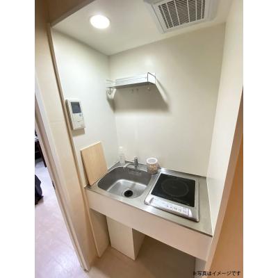 ユニオンマンスリー恵比寿６　207　1K・シングル☆■２面採光で快適な部屋♪安心のオートロック完備＆室内洗濯機♪デスク＆チェア付き♪の物件画像