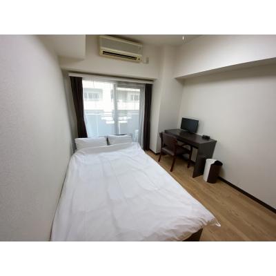 ユニオンマンスリー横浜駅西口１　406　1K・シングル☆オートロック完備♪人気のデスク＆チェア付き♪■京急本線「神奈川駅」徒歩4分の物件画像