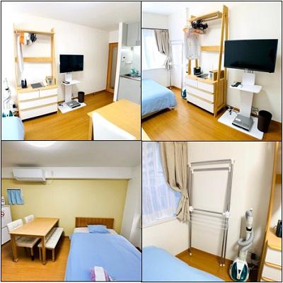 [国立新美術館至近]マンスリー31F：1R、28平米(3階)　独立洗面台、バストイレ別！の物件画像