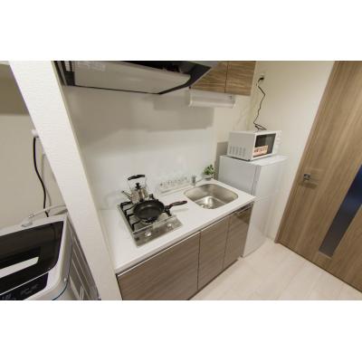 マンスリーライフ新大阪２２◆分譲賃貸・浴室乾燥機付き◆新大阪駅まで徒歩圏内◆セミダブルベッド【禁煙】の物件画像