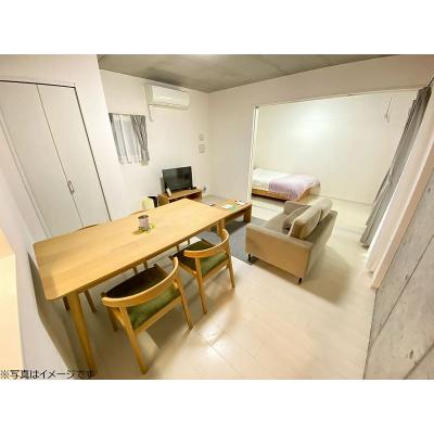 ●2026年4月26日から入居可●ユニオンマンスリー新日本橋レジデンス１　203　1LDK・セミダブル・くつろぎstyle☆◆インターネット固定回線（有線）無料の部屋◆の物件画像