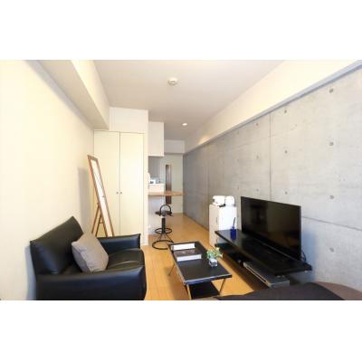 シティマンスリー大崎・百反坂YMハウス　5Bタイプ　【光インターネット（WIFI）無料】【オートロック】【大崎駅徒歩6分】【ソファ】の物件画像