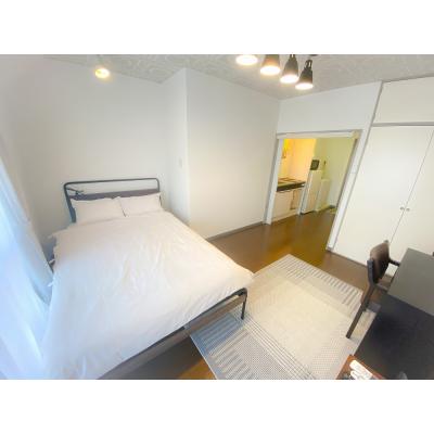 ユニオンマンスリー砂川七番１　215　1R・セミダブル☆人気のデスク＆チェア付き♪■多摩都市モノレール「砂川七番駅」徒歩6分の物件画像