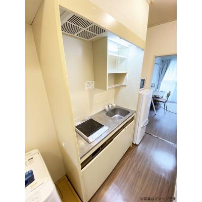 ユニオンマンスリー府中西府２　207　1R・セミダブル☆JR南武線　西府駅　徒歩9分。デスク、椅子付きのお仕事スペースありの物件画像