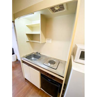 ユニオンマンスリー柿生２　301　1R・セミダブル☆◆インターネット固定回線（有線）無料の部屋◆人気の角部屋、洗濯機や冷蔵庫など家電つき■小田急線利用で新宿までダイレクトアクセスの物件画像