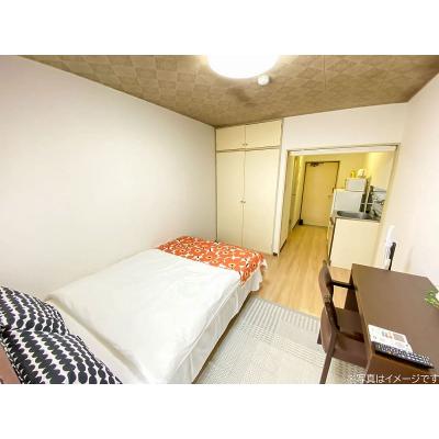 ユニオンマンスリー永山２　402　1R・セミダブル☆京王線・小田急線沿線、洗濯機や冷蔵庫など家電つきのお部屋の物件画像