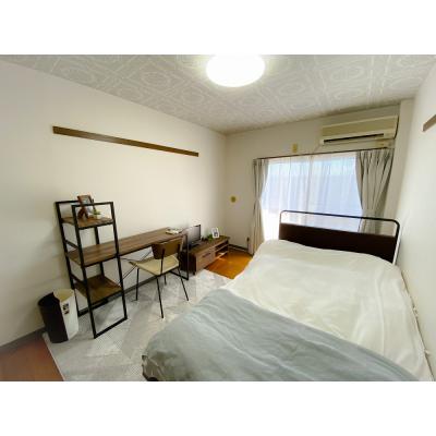 ユニオンマンスリー多摩境１　304　1K・セミダブル☆京王相模原線利用で明大前駅や新宿駅へダイレクトアクセス/デスクがあるお部屋の物件画像