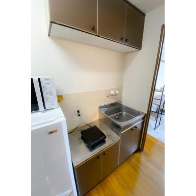 ユニオンマンスリー多摩境１　304　1K・セミダブル☆京王相模原線利用で明大前駅や新宿駅へダイレクトアクセス/デスクがあるお部屋の物件画像