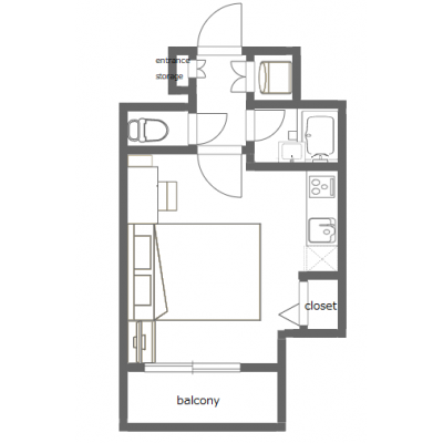 <駅チカ＞ゆったりダブル★浴室乾燥機つき★24時間ゴミ出し可能★新川503の物件画像