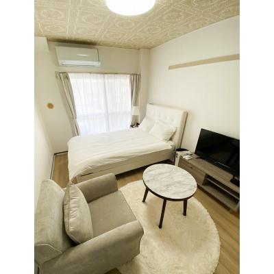 ●2026年5月15日から入居可●ユニオンマンスリー福生ビエント２　204　1R・セミダブル☆快適なソファ付き♪■福生から拝島まで5分/立川まで最短17分の物件画像