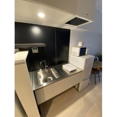 ユニオンマンスリー国府台１　101　1R・シングル☆京成本線沿線、コンビニまで1分/人気の角部屋＆バストイレ別＆デスクのあるお部屋の物件画像