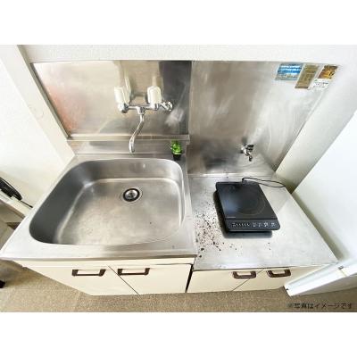 ●2026年2月9日から入居可●ユニオンマンスリー万願寺１　401　1R・セミダブル☆法人もまとめて入居可♪人気の角部屋＆最上階で眺望良好♪女性におすすめのドレッサー付き♪の物件画像