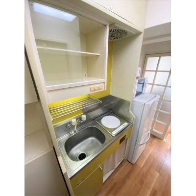 ●2026年4月30日から入居可●ユニオンマンスリー大倉山４　201　1K・シングル☆東急東横線沿線。横浜駅や都立大学駅、学芸大学駅まで乗換なし/人気の角部屋物件の物件画像