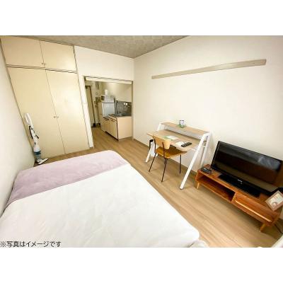 ユニオンマンスリー入間市２　310　1R・セミダブル☆人気の角部屋＆便利なデスクのあるお部屋の物件画像