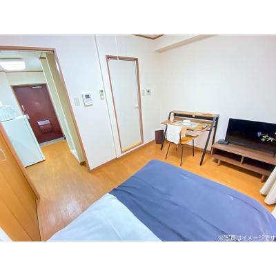 ●2026年5月4日から入居可●ユニオンマンスリー調布３　202　1R・シングル☆人気の２口ガスコンロ＆室内洗濯機のお部屋♪の物件画像