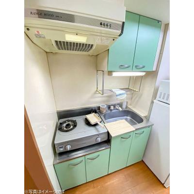 ●2026年5月4日から入居可●ユニオンマンスリー調布３　202　1R・シングル☆人気の２口ガスコンロ＆室内洗濯機のお部屋♪の物件画像