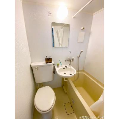 ●2026年5月4日から入居可●ユニオンマンスリー調布３　202　1R・シングル☆人気の２口ガスコンロ＆室内洗濯機のお部屋♪の物件画像