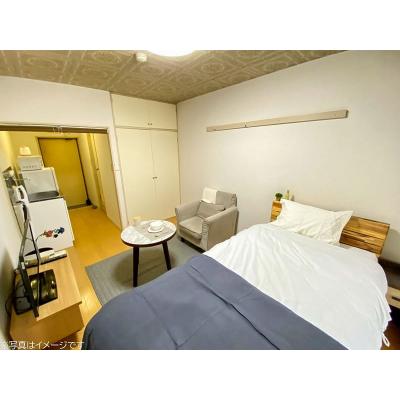 ユニオンマンスリー高松２　211　1R・シングル☆快適なソファ付き♪■ららぽーと立川立飛店やIKEA立川店も徒歩圏内の物件画像