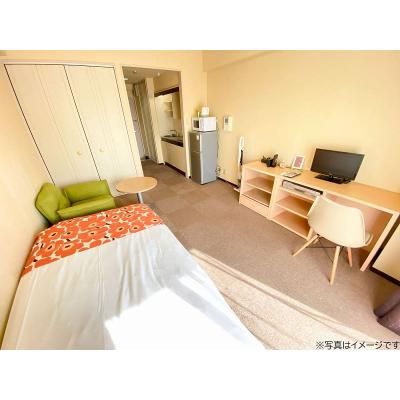 ユニオンマンスリー千葉本八幡１　405　1R・シングル☆◆インターネット固定回線(有線)無料の部屋◆デスク＆チェア付きでリモートワーク・テレワークにも最適♪安心のオートロック完備♪の物件画像