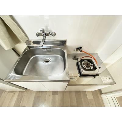 ユニオンマンスリーつつじヶ丘２　105　1R・シングル☆人気の角部屋♪バストイレ別♪ソファ＆ローテーブルのある快適なお部屋♪の物件画像