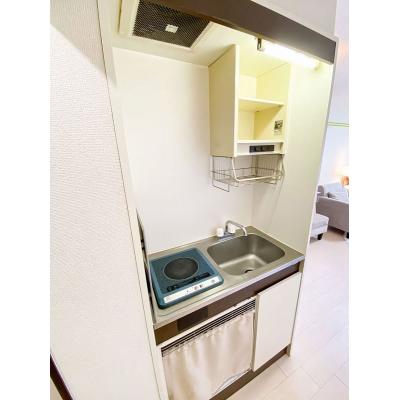 ユニオンマンスリー南林間２　141　1R・シングル☆人気の角部屋＆２面採光♪安心のモニター付きインターフォン完備♪快適なソファ付き♪の物件画像