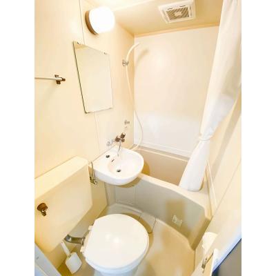 ユニオンマンスリー南林間２　141　1R・シングル☆人気の角部屋＆２面採光♪安心のモニター付きインターフォン完備♪快適なソファ付き♪の物件画像