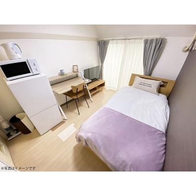 ユニオンマンスリー府中７　406　1K・シングル☆◆インターネット固定回線（有線・Wi-Fi）無料の部屋◆京王線　府中駅　徒歩7分！駅前充実♪新宿までアクセス良好♪の物件画像