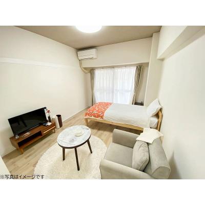 ●2026年4月18日から入居可●ユニオンマンスリー本厚木２　302　1R・シングル☆【禁煙ルーム】モニター付きインターフォン＆室内洗濯機♪快適なソファ付き♪の物件画像