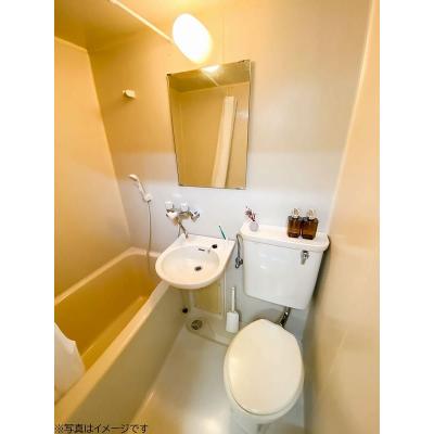 ●2026年4月18日から入居可●ユニオンマンスリー本厚木２　302　1R・シングル☆【禁煙ルーム】モニター付きインターフォン＆室内洗濯機♪快適なソファ付き♪の物件画像