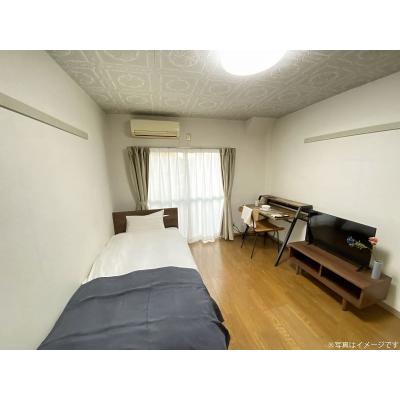 ●2026年4月19日から入居可●ユニオンマンスリー京王稲田堤セレーノ１　206　1R・シングル☆人気のバストイレ別♪デスク＆チェア付きのお部屋♪■新宿や明大前まで乗換なしの物件画像