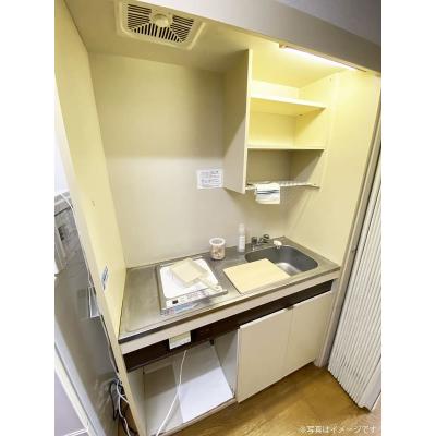 ●2026年4月19日から入居可●ユニオンマンスリー京王稲田堤セレーノ１　206　1R・シングル☆人気のバストイレ別♪デスク＆チェア付きのお部屋♪■新宿や明大前まで乗換なしの物件画像