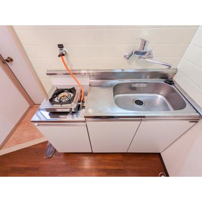 ユニオンマンスリー熊谷３　302　1K・シングル☆安心のモニター付きインターフォン＆デスク・チェア＆洗濯機や冷蔵庫など家電のあるお部屋の物件画像