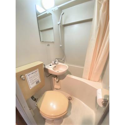 ユニオンマンスリー船橋３　407　1R・セミダブル☆２面採光で明るいお部屋♪オートロック完備♪人気のデスク＆チェア付き♪の物件画像