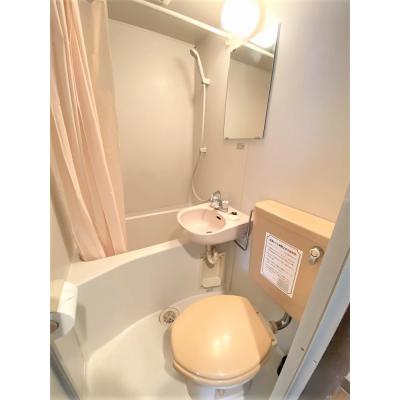 ユニオンマンスリー船橋３　606　1R・シングル☆２面採光で明るいお部屋♪オートロック完備♪人気のデスク＆チェア付き♪の物件画像