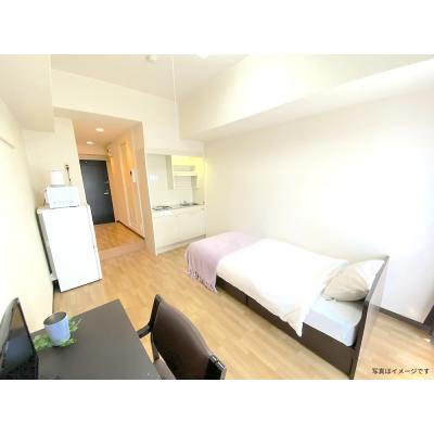 ユニオンマンスリー桜木町２　713　1R・シングル☆上層階で眺めのいいお部屋♪AL＆デスク・チェア付き♪京急本線「日ノ出町駅」徒歩3分の物件画像