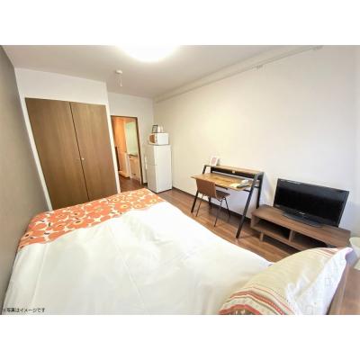 ユニオンマンスリー幕張本郷フルール１　1014　1R・セミダブル☆【禁煙ルーム】◆インターネット固定回線（有線）無料の部屋◆オートロックの物件画像