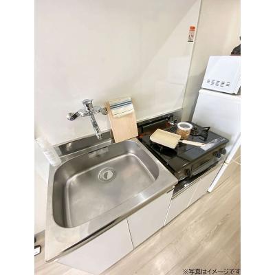 ユニオンマンスリー狭山ヶ丘１　210　1R・セミダブル☆モニター付きインターフォン完備♪2口ガスコンロ♪ドレッサーのあるお部屋♪の物件画像