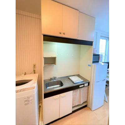 ユニオンマンスリー坂戸駅前１　201　1R・シングル☆人気の角部屋♪モニター付きインターフォン完備♪デスクとチェア付き♪の物件画像