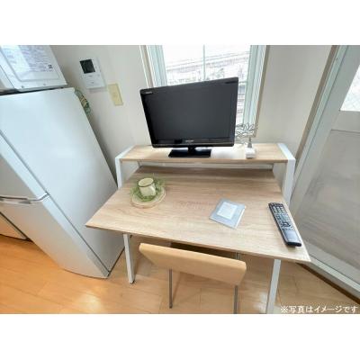 ユニオンマンスリー坂戸駅前１　201　1R・シングル☆人気の角部屋♪モニター付きインターフォン完備♪デスクとチェア付き♪の物件画像