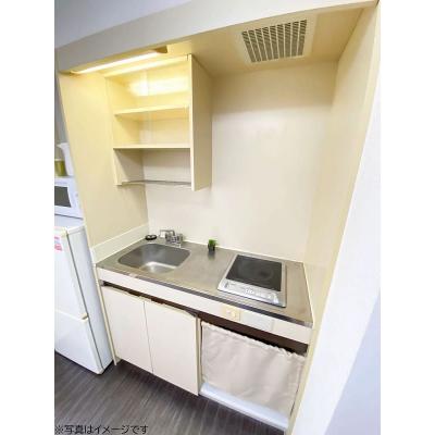 ユニオンマンスリー航空公園駅前１　205　1K・シングル☆人気の角部屋♪モニター付きインターフォン完備♪デスク＆チェア付き♪の物件画像