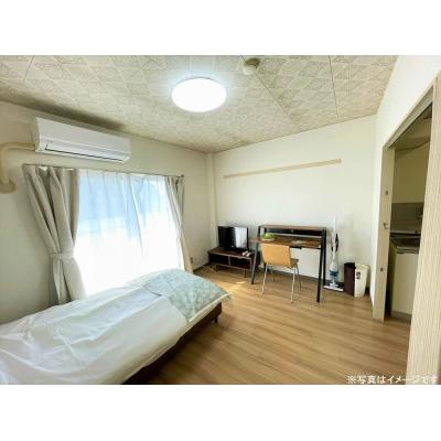 ユニオンマンスリー西浦和１　301　1R・シングル☆人気の角部屋♪デスクとチェアのあるお部屋♪■選べるWi-Fi格安レンタル中！の物件画像