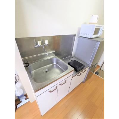 ユニオンマンスリー高幡不動１　206　1R・シングル☆人気のデスクとチェアのあるお部屋♪■駅ビルの「京王高幡ショッピングセンター」ありの物件画像