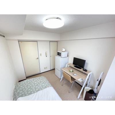 ユニオンマンスリー横浜保土ヶ谷２　405　1R・シングル☆最上階のお部屋♪人気のデスク＆チェア付き♪■駅前には深夜0時まで営業のスーパーありの物件画像
