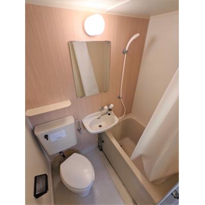 ユニオンマンスリー柏６　104　1R・シングル☆安心のモニター付きインターフォン＆デスク・チェア＆電子レンジなど生活家電のあるお部屋の物件画像