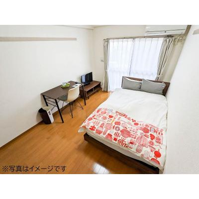 ●2026年4月27日から入居可●ユニオンマンスリー久米川２　206　1R・セミダブル☆バストイレ別＆モニター付きインターフォン完備＆２ドア冷蔵庫など生活家電のあるお部屋の物件画像